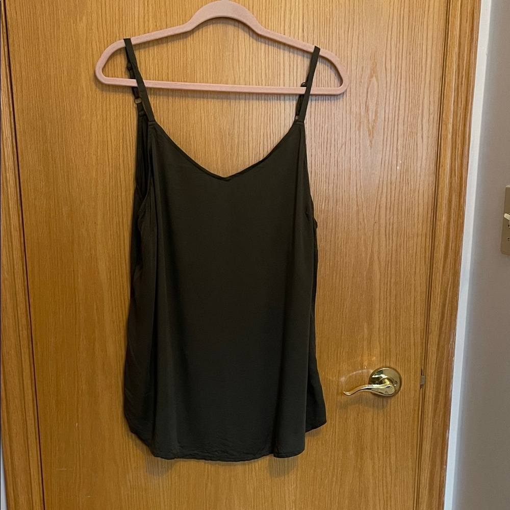 Torrid Ava Army Green Camisole Top